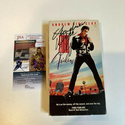 Andrew Dice Clay Signed The Adventure Of Ford Fairlane Book With JSA COA