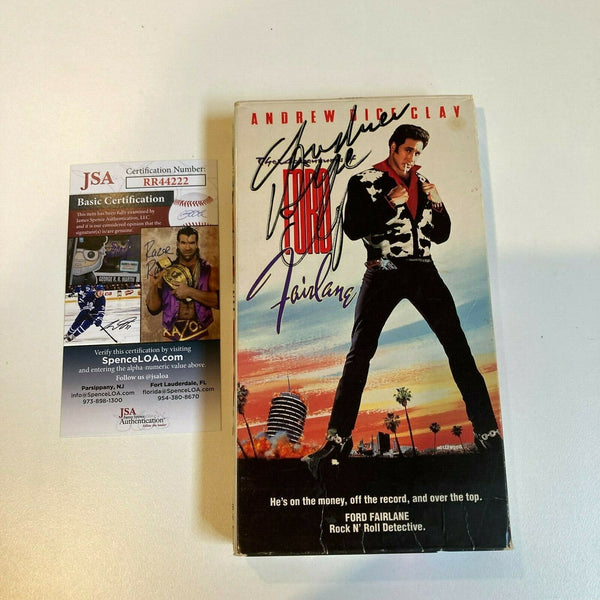 Andrew Dice Clay Signed The Adventure Of Ford Fairlane Book With JSA COA