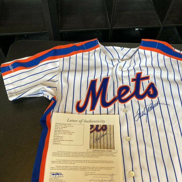 Tom Seaver Signed Authentic Rawlings New York Mets Jersey With JSA