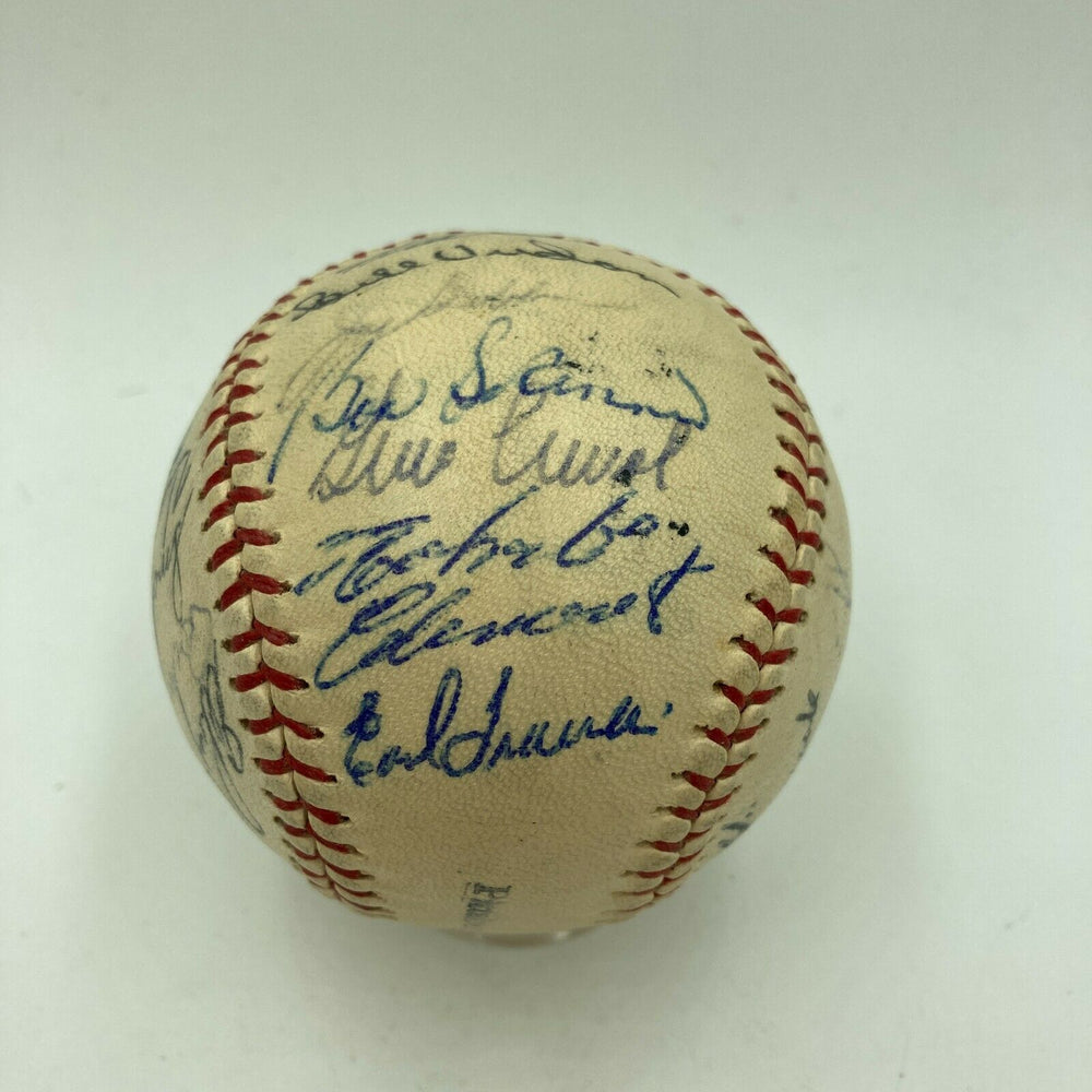 1960 Pittsburgh Pirates WS Champs Team Signed Baseball Roberto Clemente JSA COA