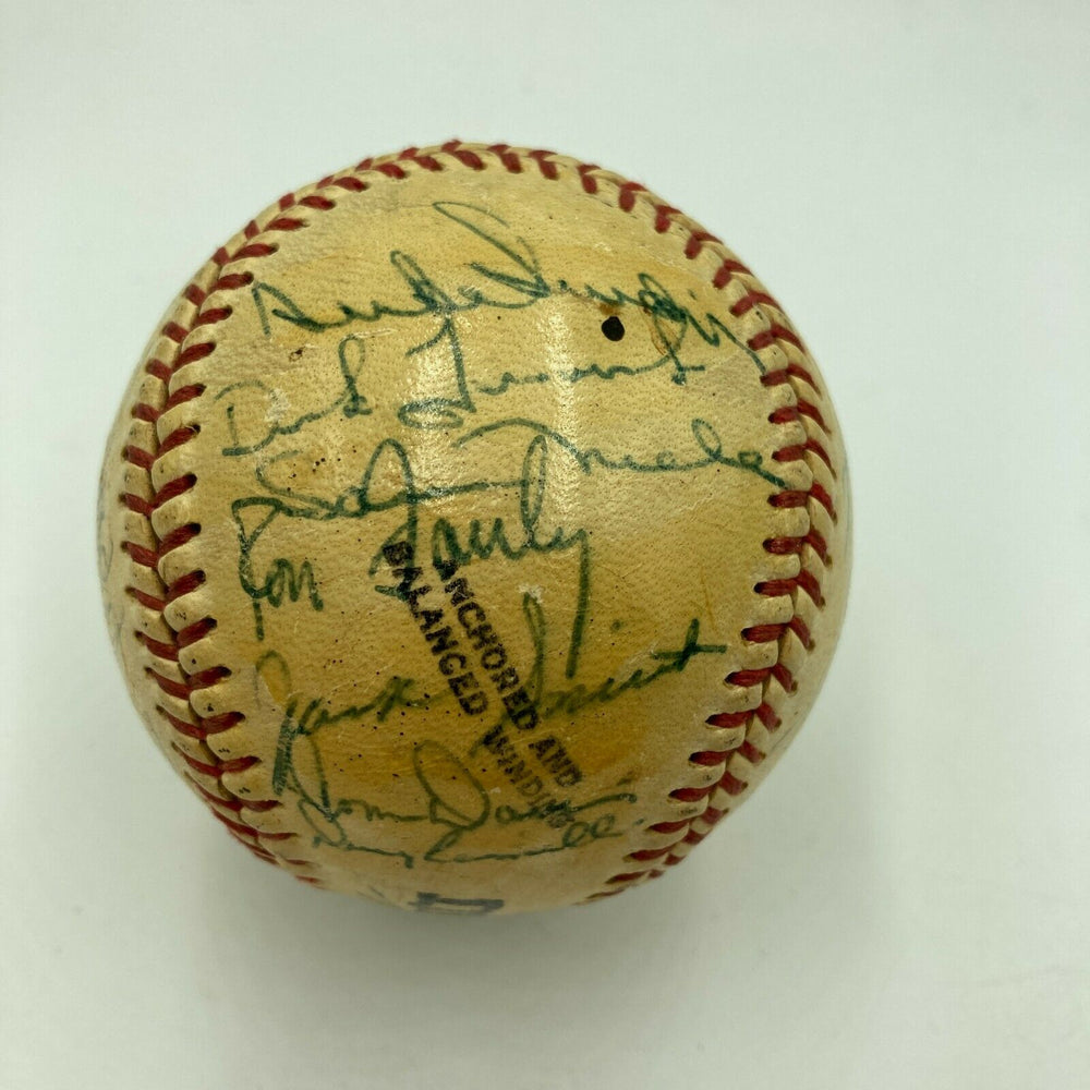 1963 Los Angeles Dodgers World Series Champs Team Signed Baseball JSA COA