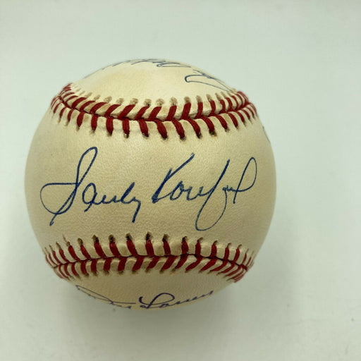 Sandy Koufax Perfect Game Pitchers Signed National League Baseball JSA COA