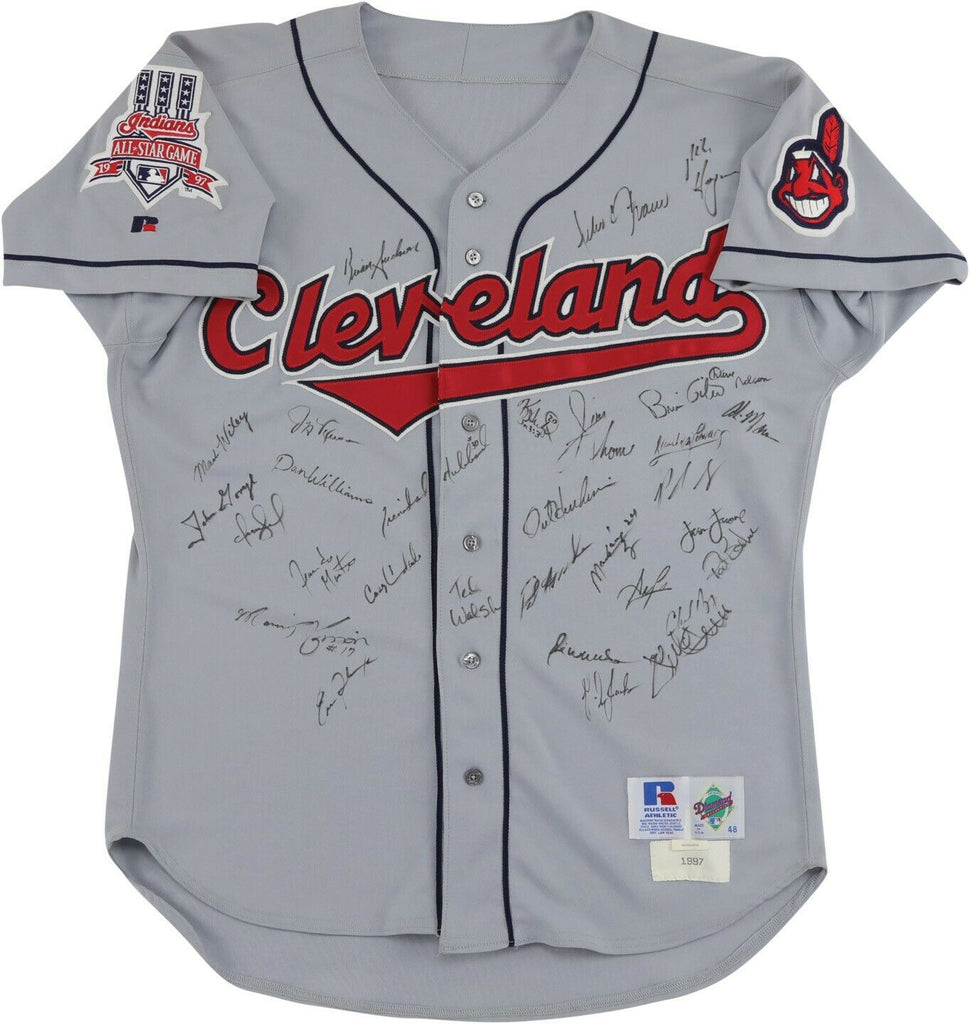 Kenny Lofton Signed Indians Jersey (PSA COA)