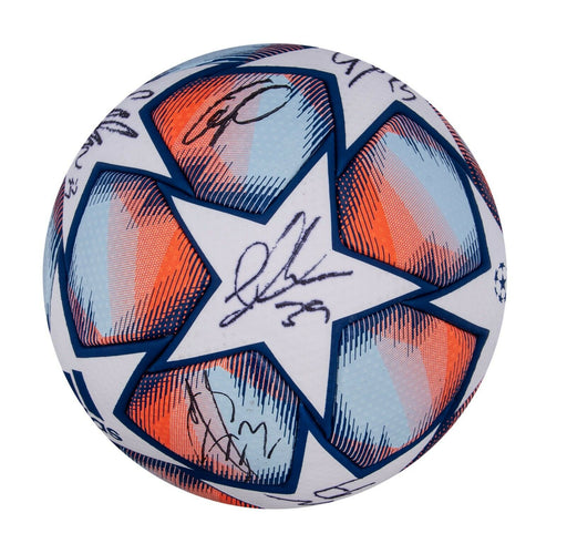 2020-21 Manchester United FC Team Signed Soccer Ball With Beckett COA