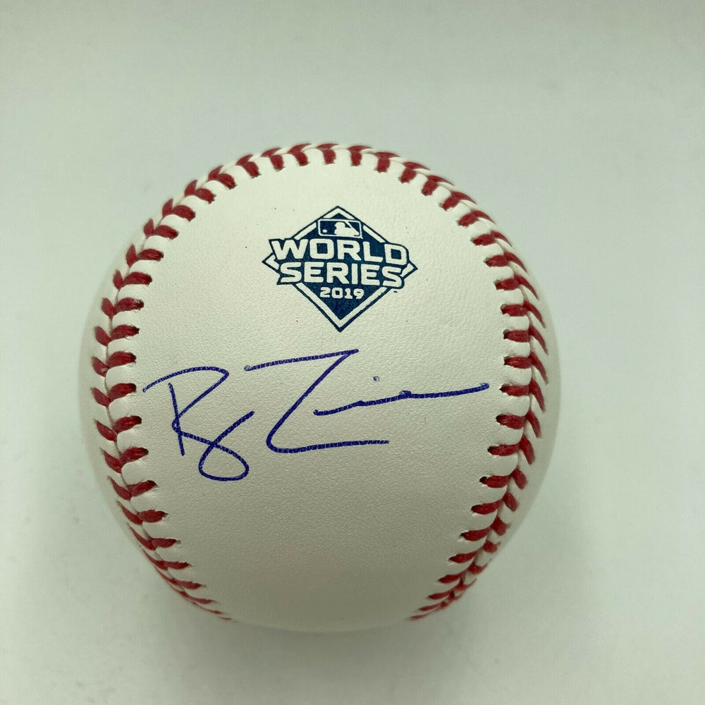 Ryan Zimmerman Signed 2019 World Series Baseball Fanatics & MLB Holograms
