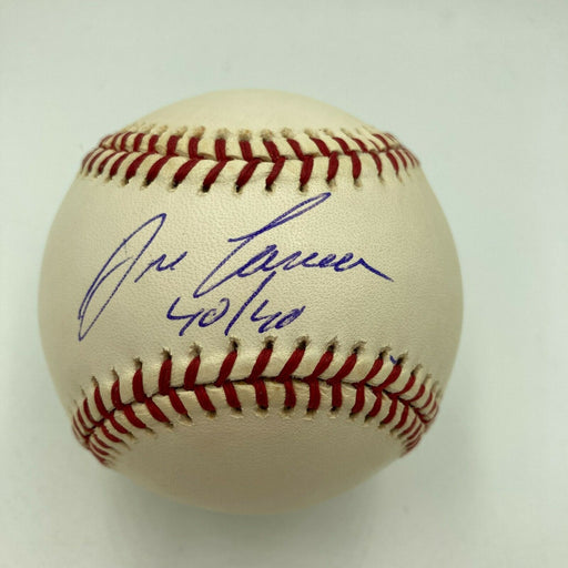 Jose Canseco 40/40 Signed Major League Signed Baseball Reggie Jackson Hologram