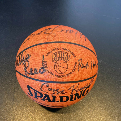1969-1970 New York Knicks NBA Champs Team Signed Spalding Basketball Steiner COA