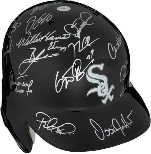 Beautiful 2005 Chicago White Sox World Series Champs Team Signed Helmet JSA COA