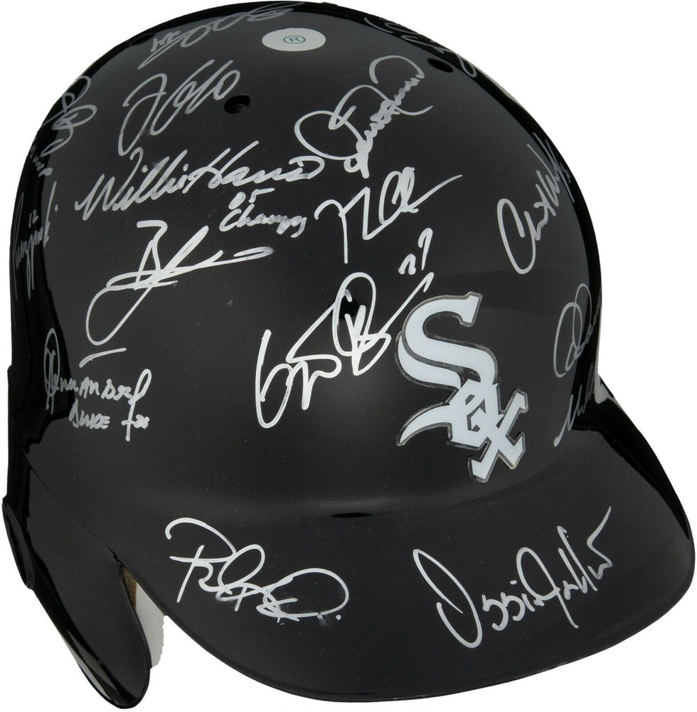 Beautiful 2005 Chicago White Sox World Series Champs Team Signed Helmet JSA COA