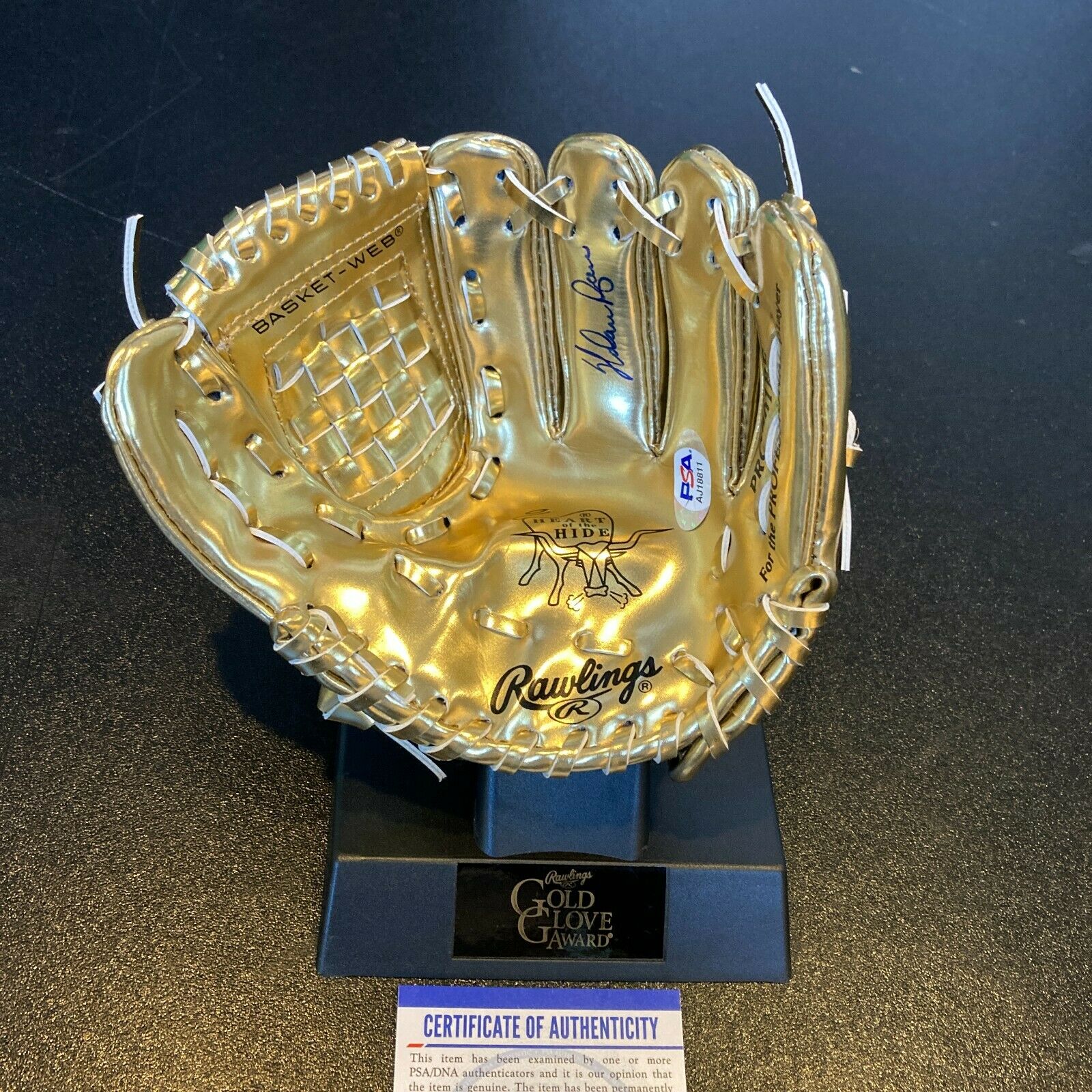 Mini Gold Glove Award Baseball Glove Trophy