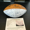 1985 Chicago Bears Super Bowl Champs Team Signed Football Walter Payton JSA COA