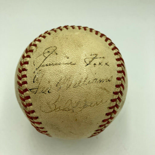 Jimmie Foxx & Ted Williams Signed 1942 Game Used Baseball With JSA COA