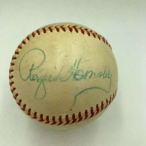 Rogers Hornsby Gil Hodges Casey Stengel Signed National League Baseball JSA COA
