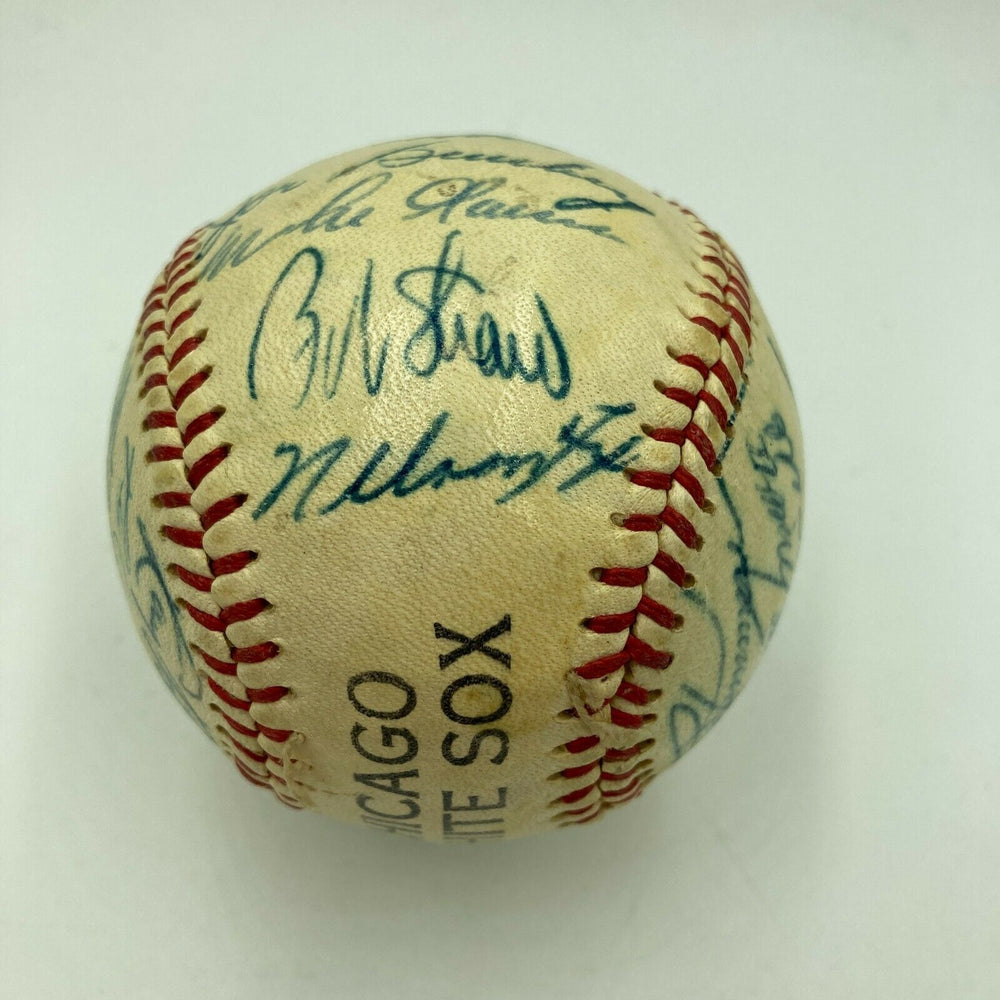 1952 Chicago White Sox Team Signed Autographed Baseball With Nellie Fox