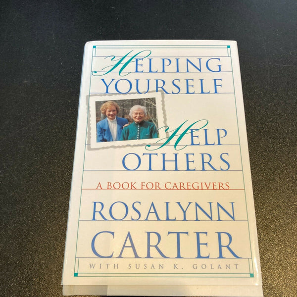 First Lady Rosalynn Carter Signed Autographed Helping Yourself Book