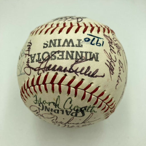 Harmon Killebrew 1970 Minnesota Twins Team Signed Autographed Baseball