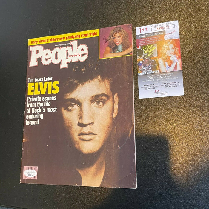 Carly Simon Signed Autographed People Magazine With JSA COA