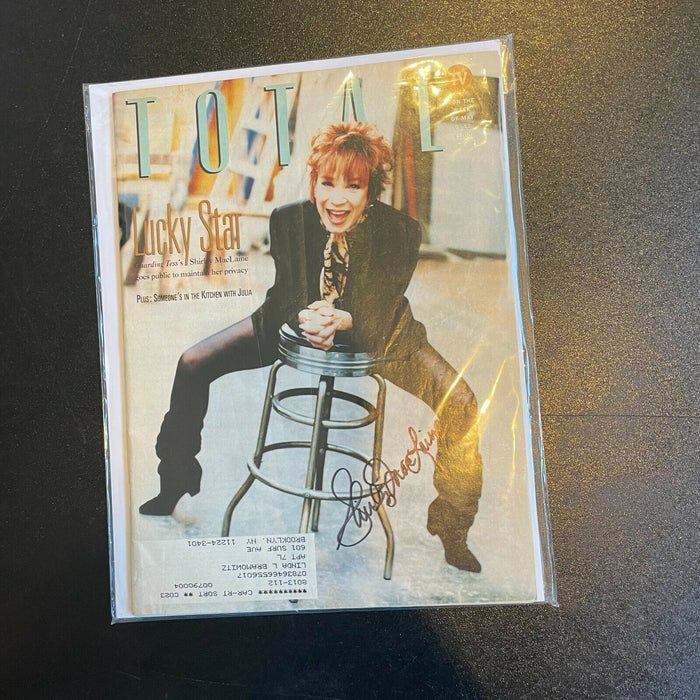 Shirley Maclaine Signed Autographed Magazine Movie Star