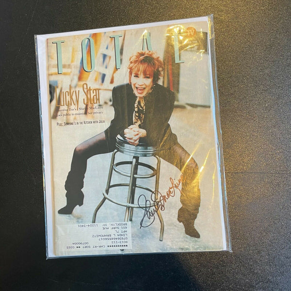 Shirley Maclaine Signed Autographed Magazine Movie Star