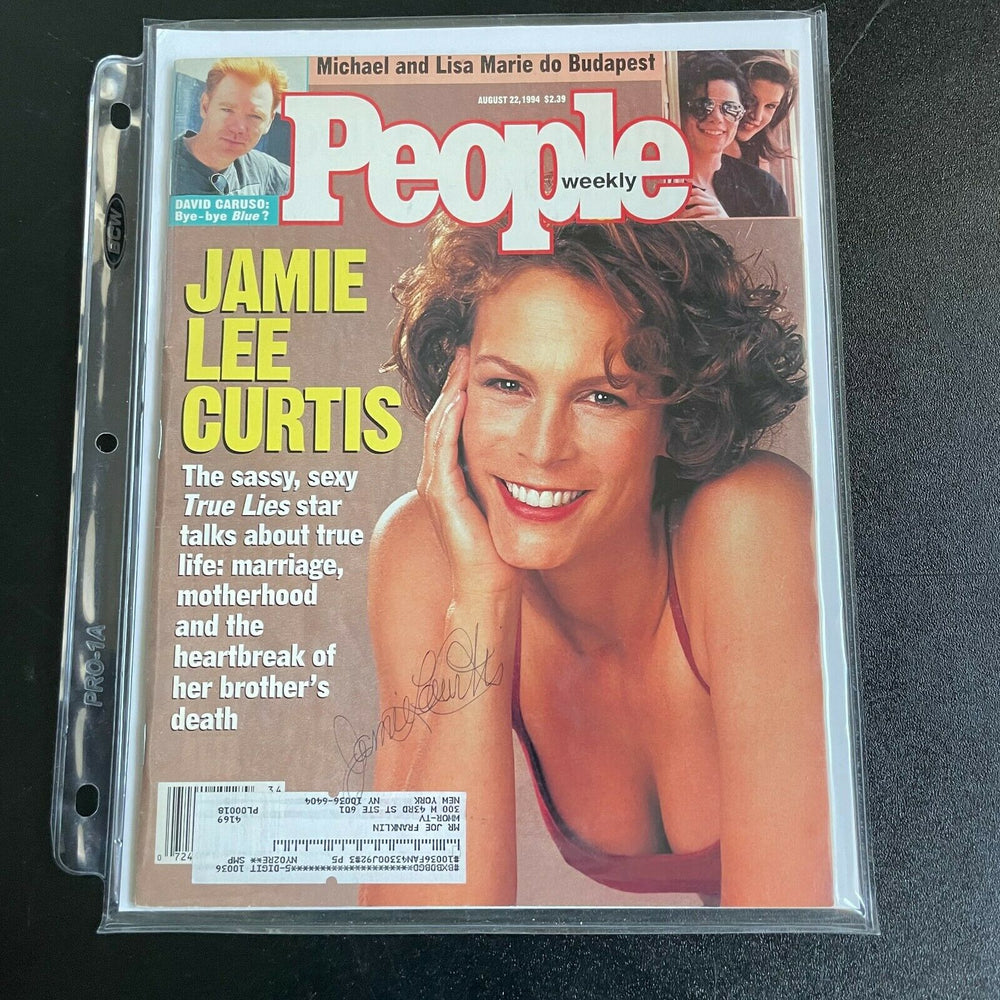 Jamie Lee Curtis Signed Autographed People Magazine Movie Star