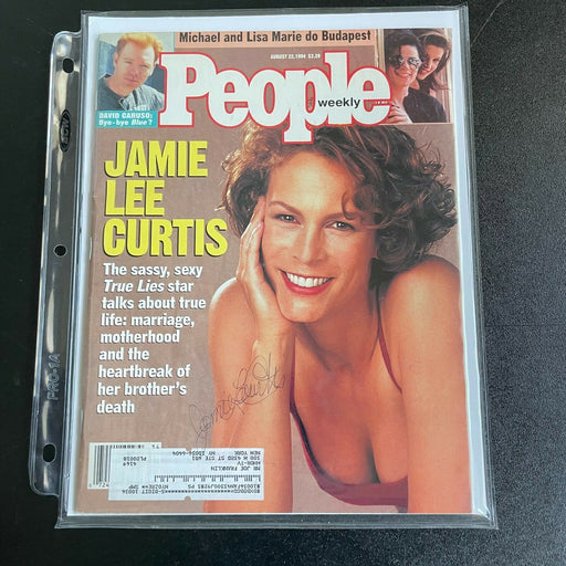 Jamie Lee Curtis Signed Autographed People Magazine Movie Star