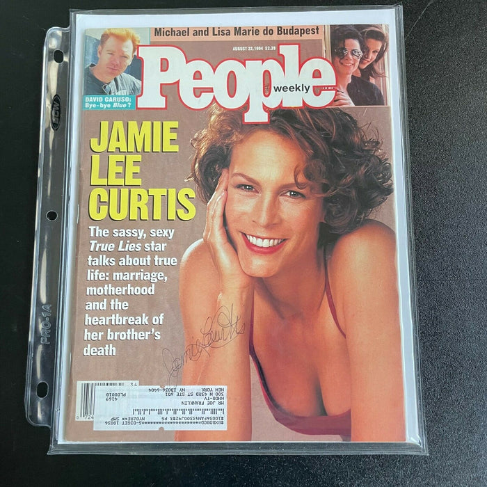 Jamie Lee Curtis Signed Autographed People Magazine Movie Star