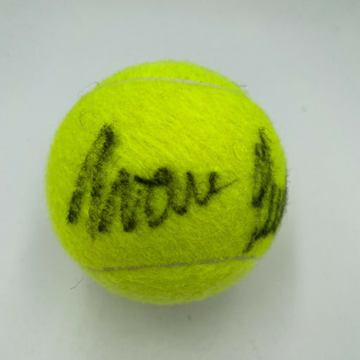 Chris Evert & Ivan Lendl Signed Autographed Tennis Ball With JSA COA