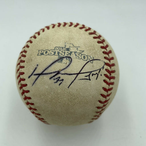 David Ortiz Signed 2013 Postseason ALCS Game Used Baseball PSA DNA COA
