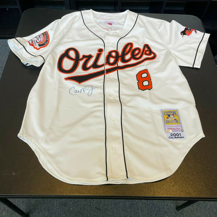 Cal Ripken Jr. Signed Authentic 2001 Final Season Game Model Jersey MLB Hologram