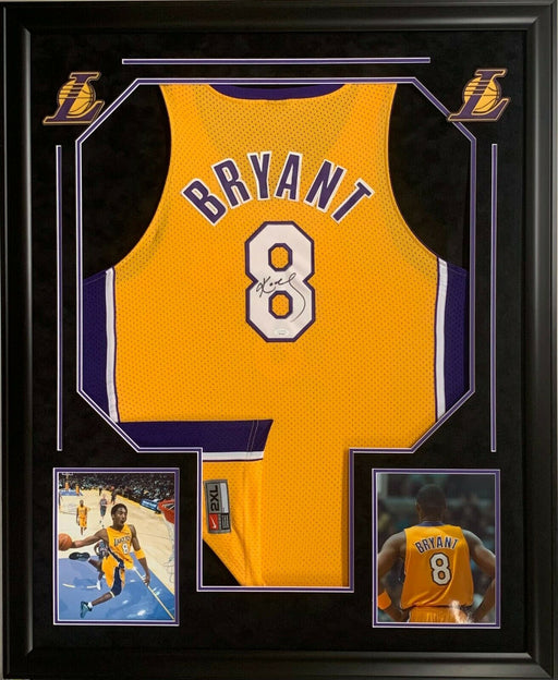 Kobe Bryant Signed Authentic Nike Los Angeles Lakers Game Jersey JSA COA Framed