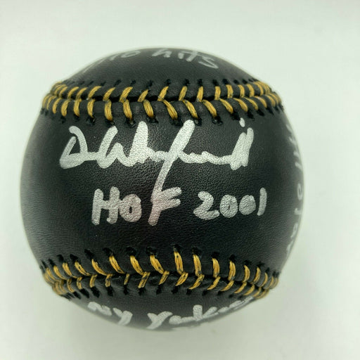 Dave Winfield Signed Heavily Inscribed STAT Major League Baseball JSA COA