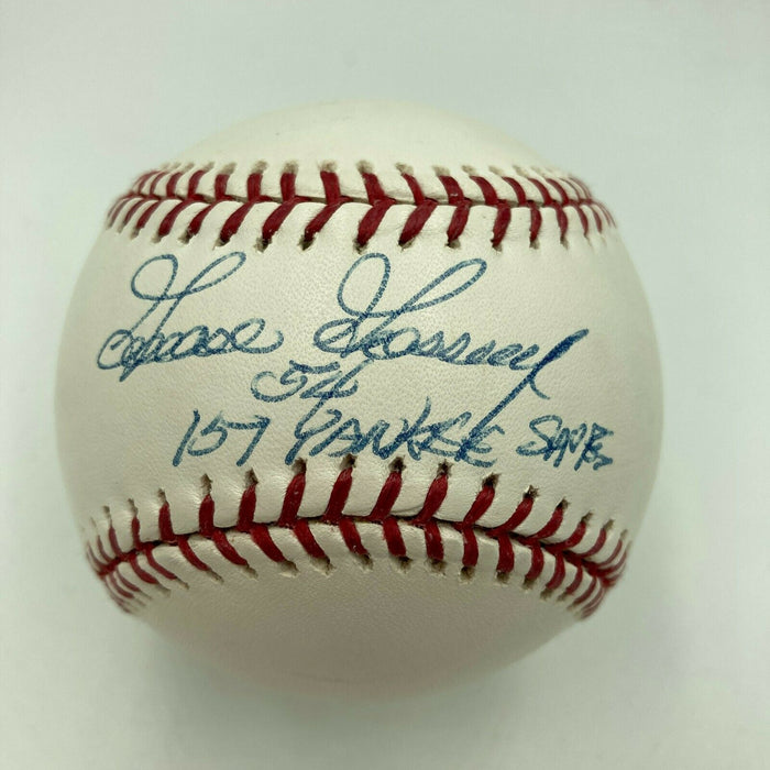 Goose Gossage 151 Yankee Saves & Sparky Lyle Signed Baseball MLB Authentic Holo