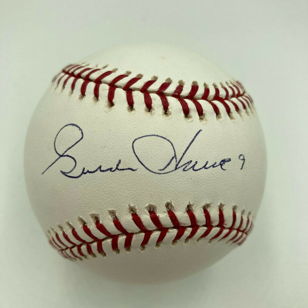 Mint Gordie Howe Signed Official Major League Baseball With PSA DNA COA