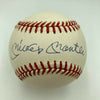 Mint Mickey Mantle Signed Official American League Baseball With JSA COA