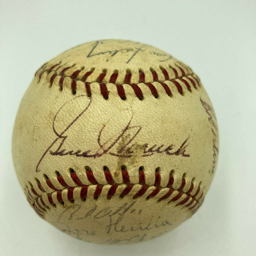 1969 Montreal Expos Inaugural Season Team Signed National League Baseball JSA