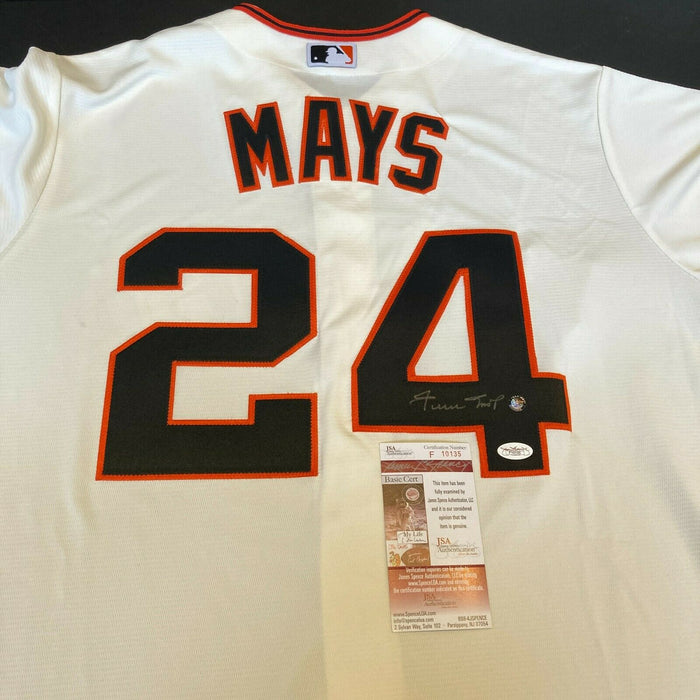 Willie Mays Signed Authentic San Francisco Giants Jersey With JSA COA