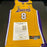 Kobe Bryant Signed Los Angeles Lakers Finals Pro Cut Game Jersey UDA PSA MINT 9