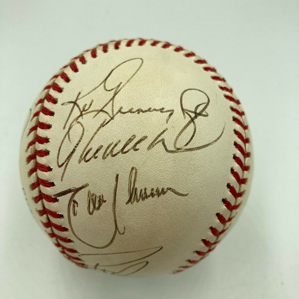 Ken Griffey Jr. & Randy Johnson 2001 Seattle Mariners Multi Signed Baseball JSA