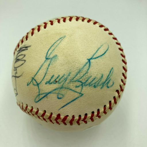 Guy Bush & Jack Billingham Gave Up Babe Ruth & Hank Aaron 714 HR Signed Baseball