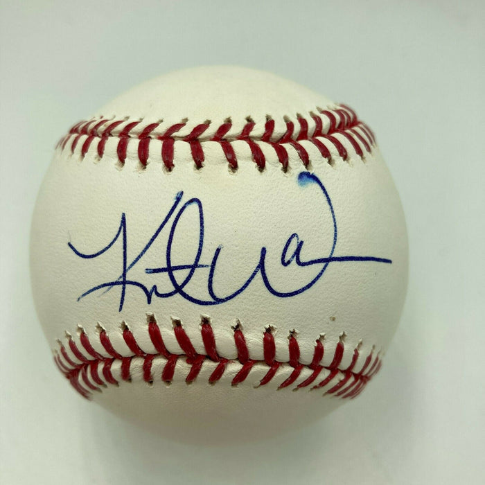 Kurt Warner Signed Official Major League Baseball JSA COA St. Louis Rams NFL