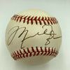 Michael Jordan Signed 1990's American League Baseball With Beckett COA RARE