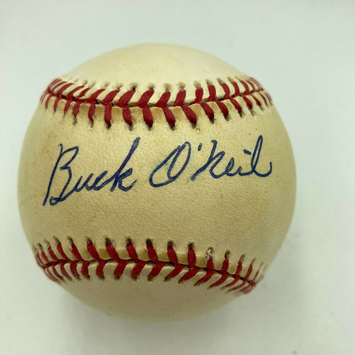Buck O'Neil Signed Official Major League Baseball Negro League Legend JSA COA