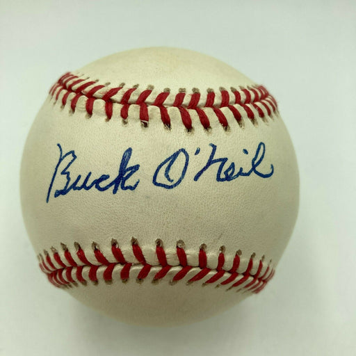 Buck O'Neil Signed Official Major League Baseball Negro League Legend JSA COA