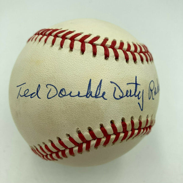 Ted Double Duty Radcliffe Signed Major League Baseball Negro League Legend JSA