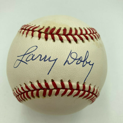 Larry Doby Signed Official Major League Baseball Negro League Legend JSA COA