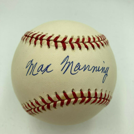 Max Manning Signed Official Major League Baseball Negro League Legend JSA COA