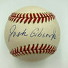 Josh Gibson Jr. Signed Official Major League Baseball Negro League Legend JSA