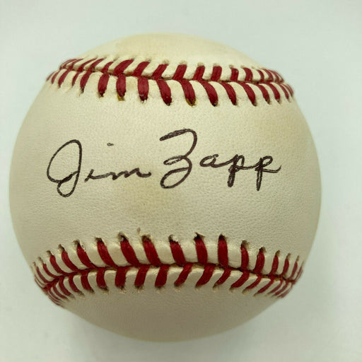 Jim Zapp Signed Official Major League Baseball Negro League Legend JSA