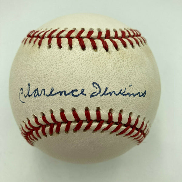Clarence Jenkins Signed Official Major League Baseball Negro League Legend JSA