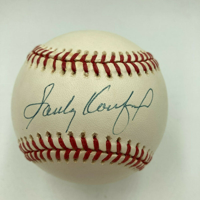 Nice Sandy Koufax Signed Official National League Baseball With JSA COA